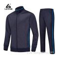 Custom Latest Design Polyester Blue Team Tracksuit